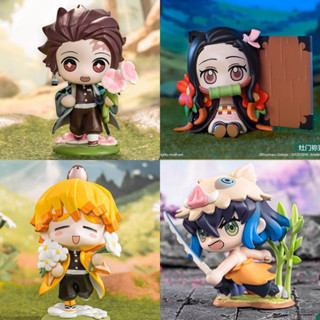 [พร้อมส่ง] POP MART x DEMON SLAYER BRITH FLOWER ลิขสิทธิ์แท้ Kimetsu No Yaiba ของสะสม ดาบพิฆาตอสูร เสาหลัก มิตสึริ กิยู