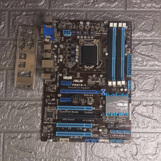 ⚡️ เมนบอร์ด Asus P8B75-V Socket LGA 1155 (มีฝาหลัง) ฟรีSpeakerเมนบอร์ด