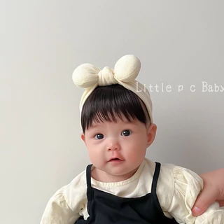 🌤️พร้อมส่ง🌤️โบว์คาดผมหน้าม้า วิคผม ที่คาดผมเด็กอ่อนสำหรับเด็กผู้หญิง