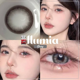 ilumia Bigeye Brown,Gray คอนเเทคเลนส์ บิ๊กอาย lovelylens คอนเเทคเลนส์กรองเเสง Ilumia สีน้ำตาล