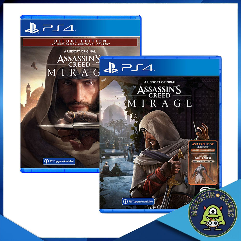 Assassin's Creed Mirage Ps4 Game แผ่นแท้มือ1!!!!! (Assassin Creed Mirage Ps4)(Assassin Mirage Ps4)