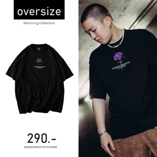 เสื้อยืด oversize คอลเลคชั่น Blooming (black)