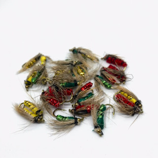 เหยื่อฟลาย Fly แมลงปลอม เบ็ดเบอร์ 6 สำหรับตกปลา