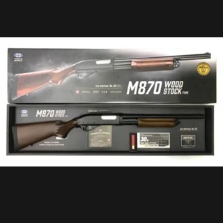 ของเล่น Tokyo Marui M870 wood stock gas shotgun