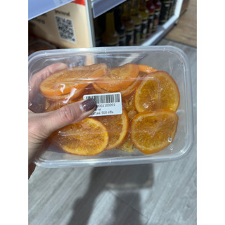 ส้มเชื่อม ส้มเชื่อมอบแห้ง orange candy สำหรับกินเล่น หรือ แต่งหน้าเค้ก หรือ ทำเบเกอรี่ อร่อย เนื้อนุ่ม สีสวย