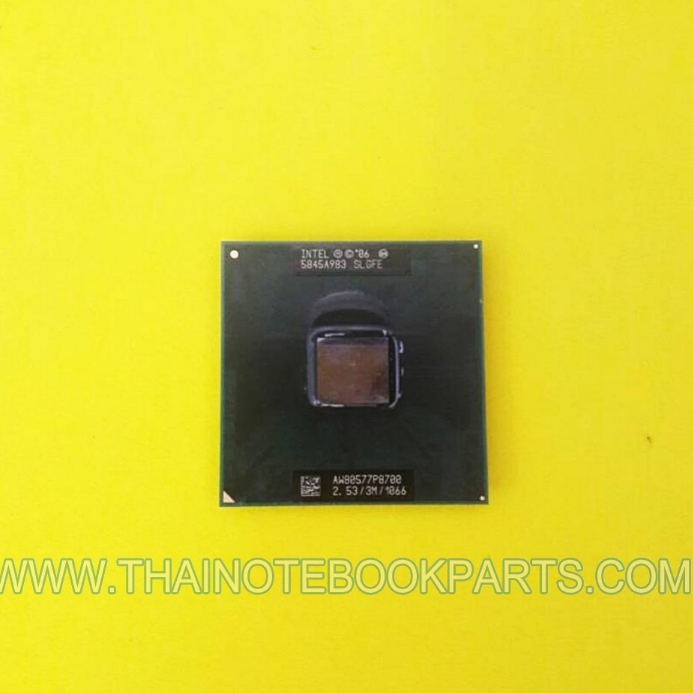 ซีพียู Intel Core 2 Duo Processor P8600 Processor Base Frequency 2.40 GHz Bus Speed 1066 MHz FSB (มื