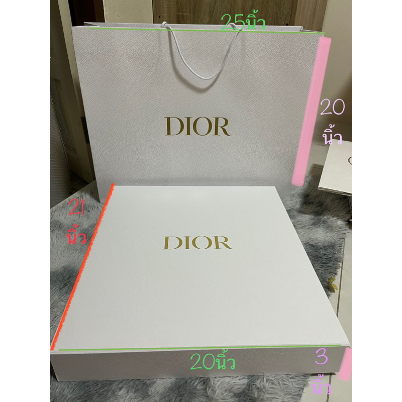 กล่องดิออ/Diorใส่book toteใหญ่/largeมือสองแท้
