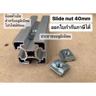 Slide Nut 40 mm  Pack10