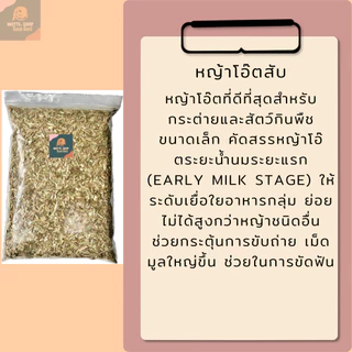 หญ้าโอ๊ตสับ เกรดพรีเมียม Oat hay 1KG/500G