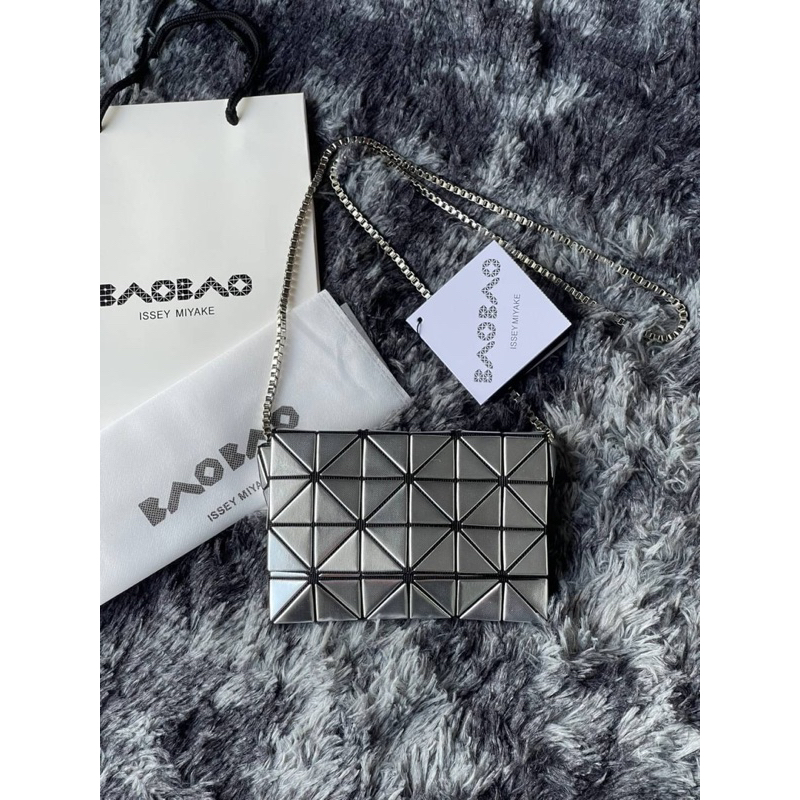 Bao Bao Issey Miyake Prism chain-strap crossbody bag - silver