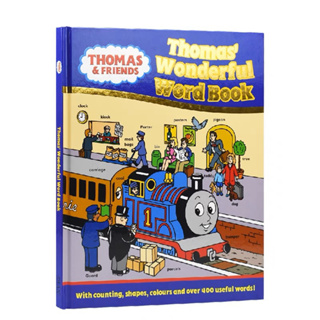 หนังสือภาษาอังกฤษปกแข็ง Thomas Wonderful Word Book / Educational / Kids / Age 2+ / Numbers / Shapes / Colors …