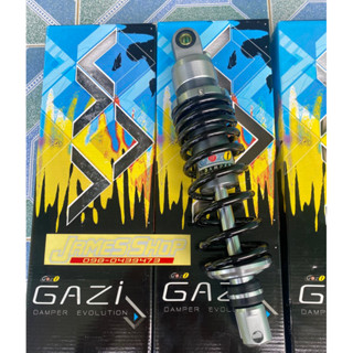 🔻Gazi🔻เเก๊สซี่ Gazi Lead ,Mio,Fino,Click,Grand filano สีดำ ความสูง320เเละ330