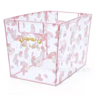 ตะกร้าใส่ของงาน Sanrio ญี่ปุ่นแท้ งานชนช็อป  มี2ทรงและมี4ลาย