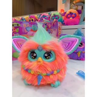 🔥🔥พร้อมส่ง 🔥🔥Furby 2023 Purple🟣 Coral 🪸 , 15 Fashion Accessories, Interactive Plush Toys เฟอร์บี้ 2023 รุ่นใหม่ล่าสุด