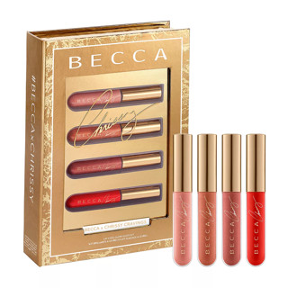 Beauty-Siam แท้ทั้งร้าน !! ลิปกลอสรุ่นพิเศษ BECCA LIP LCING GLOW GLOSS