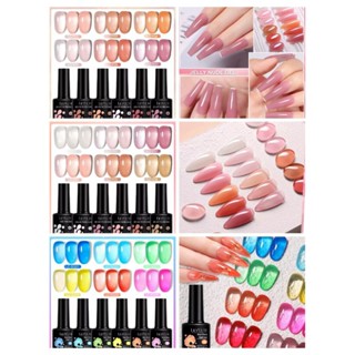 สีเจลสีไซรัป เซต6สี170บาท