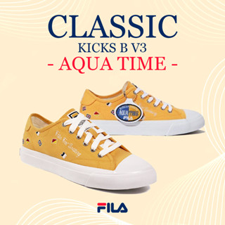 Fila รองเท้าผ้าใบ รองเท้าแฟชั่น UX Classic Kicks B Aqua 1XM01969F-136 (2290)