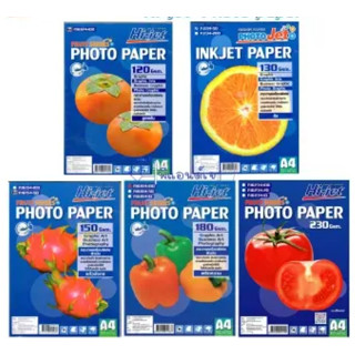 กระดาษโฟโต้ ผิวมัน Inkjet Fruit Series Glossy Photo Paper