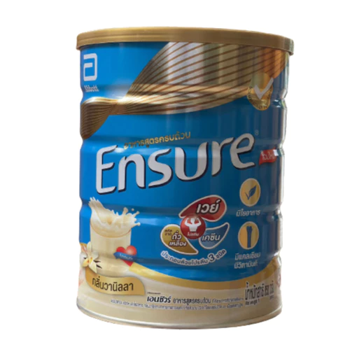 สูตรเดิมโฉมใหม่ Ensure เอนชัวร์ วานิลลา 850 กรัม Ensure Vanilla 850g อาหารเสริมสูตรครบถ้วน สำหรับผู้ใหญ่