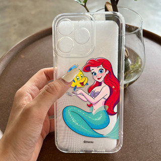 ❤️พร้อมส่งในประเทศไทย❤️เคสโทรศัพท์มือถือนิ่ม ลายการ์ตูนเจ้าหญิงดิสนีย์ นางเงือก สําหรับ iPhone 14PM 13PM 12PM 14 13 12