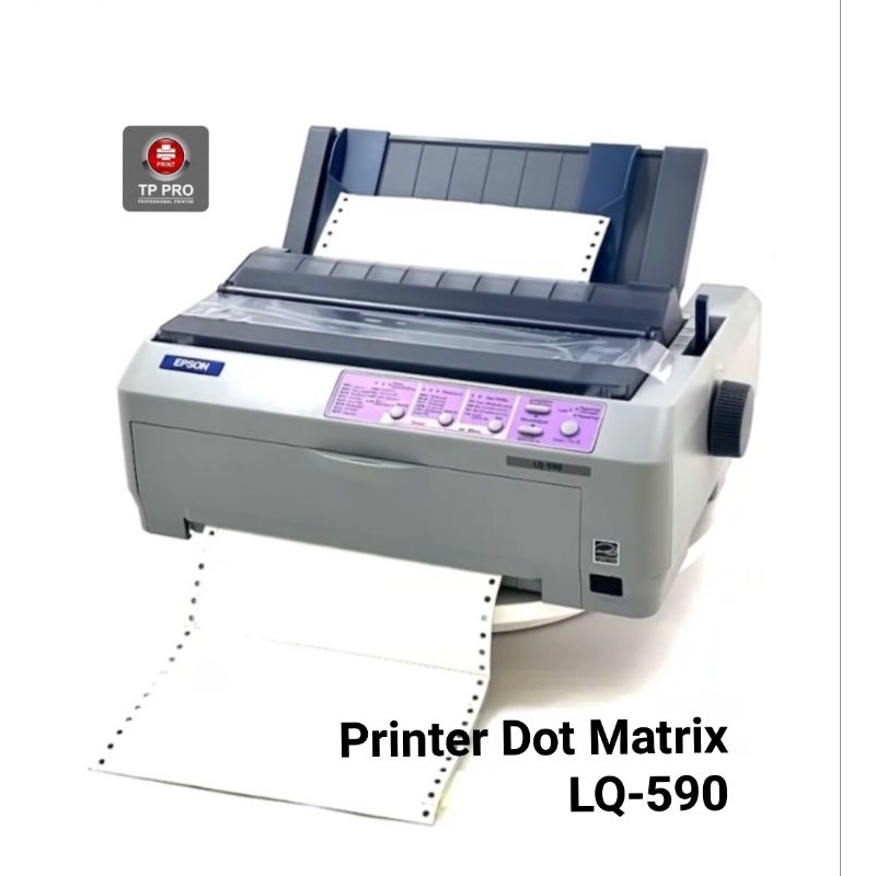 Printer Dot Matrix Epson LQ 590 เครื่องพิมพ์หัวเข็ม สำหรับพิมพ์บิล ใบเสร็จ ใบกำกับภาษี invoice