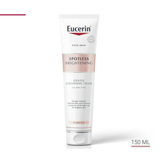 💢โฟมหน้าใสยูเซอริน สปอตเลส ไบรท์เทนนิ่ง เจนเทิล คลีนซิ่งโฟม 150มล/Eucerin spotless Brightening gentle clensing foam 150g