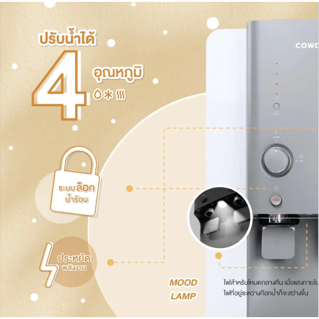 เครื่องกรองน้ำ Coway รุ่น Villaem thumbnail 3