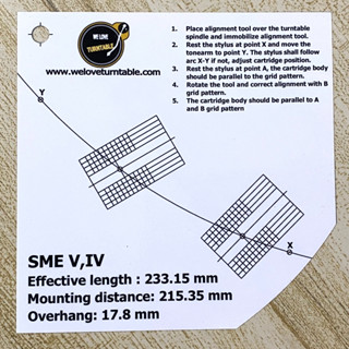 แผ่น PVC Set Up หัวเข็ม SAEC WE407 (New)