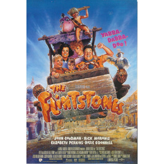 โปสเตอร์ The Flintstones มนุษย์หิน หลิ้นท?สโตน ขนาด 11.5 X 16.5  (A3)