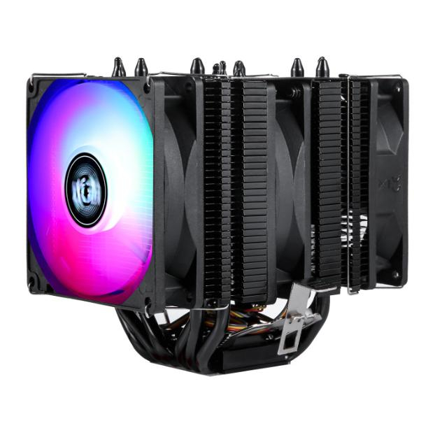 ซิ้งค์พัดลม BLACK CPU 6ท่อrgbของใหม่เย็นเงียบไฟสวยIntel1200/1700/ 2011/X79/X99/775/115x/AM4 AM3+ AM2 FM1 FM2 AM3+ FM2+ - รูปที่ 4