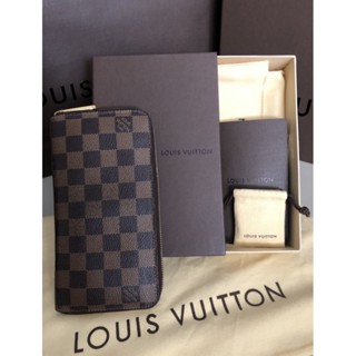 กระเป๋าเงิน แบรนด์  LV รุ่น :  Zippy  wallet damier