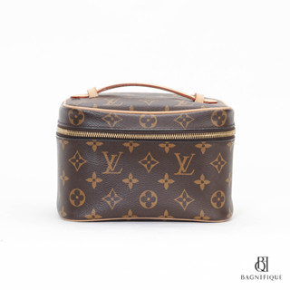 LV NICE MINI BROWN MONOGRAM CANVAS GHW