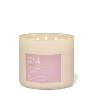 เทียนหอม ROSE &amp; LYCHEE 411 g BATH AND BODY WORKS