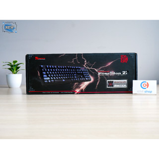 KEYBOARD (คีย์บอร์ด) TT ESPORTS POSEIDON Z (BROWN SWITCH) (คีย์ TH / ของใหม่) P12817