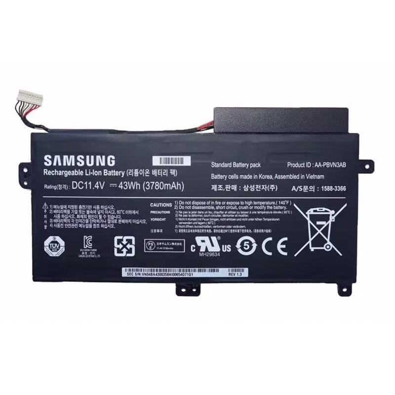 แบต แบตเตอรี่ SAMSUNG Battery NP370 NP450 NP470 NP510 AA-PBVN3AB
