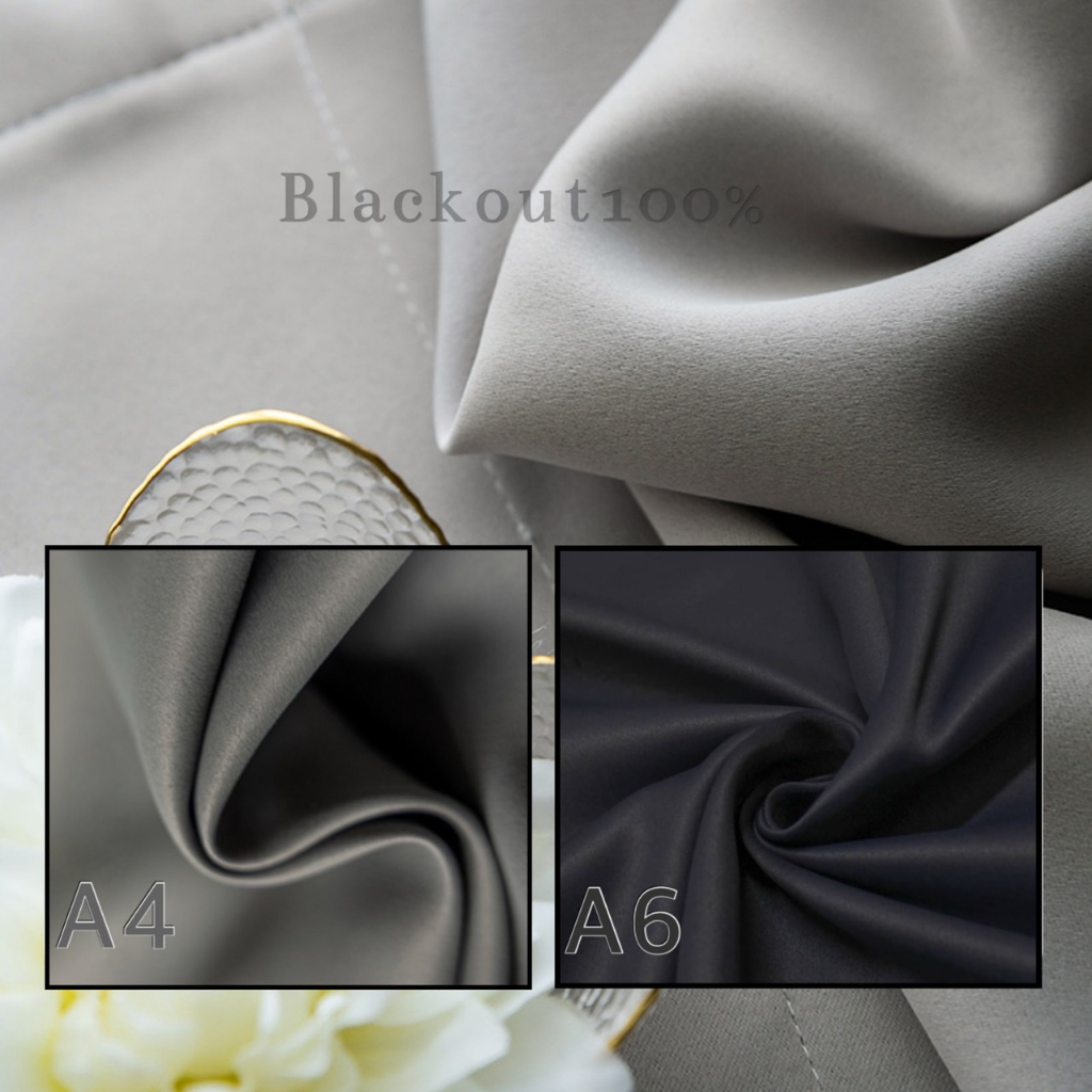 แนะนำ ผ้าม่าน ผ้าม่านสีเทา ใส่ประตูหน้าต่าง กั้นแอร์กันแสงแดดได้ดี ม่านหน้าต่าง blackout98% ราคาพิเศษ มีเก็บเงินปลายทาง