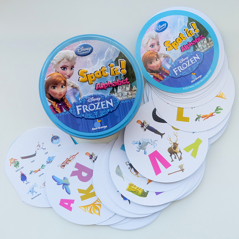 [พร้องส่ง] B-150 Spot it! Frozen (Alphabet) เกมการ์ด ของเล่นเด็กโต