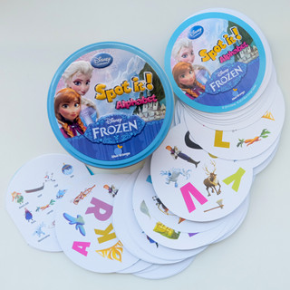 [พร้องส่ง] B-150 Spot it! Frozen (Alphabet) เกมการ์ด ของเล่นเด็กโต