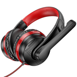 Hoco รุ่น W103 หูฟังครอบหู มีไมค์ ฟังเพลงได้ คุยโทรศัพท์ได้ Gaming Headphones  สำหรับเล่นเกมส์หรือเรียนออนไลน์ได้