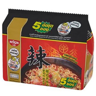 นิสชินบะหมี่กึ่งสำเร็จรูปรสซุปเกาหลี 5ชิ้น