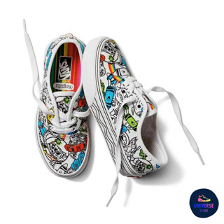 [ของแท้ ส่งฟรี จากไทย] รองเท้าเด็ก VANS KIDS AUTHENTIC - (CRAYOLA) DIY/SKETCH YOUR WAY