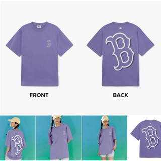พร้อมส่ง MLB Basic Mega Logo Over Fit T-Shirts