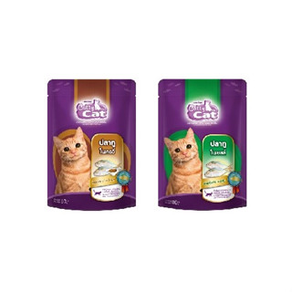 catty cat อาหารเปียก สำหรับแมว 1 เดือน รสปลาทู 80 g.