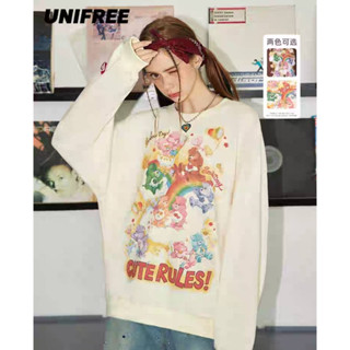 UNIFREE x Care Bears เสื้อสเวตเตอร์ลายแคร์แบร์ ลิขสิทธิ์แท้