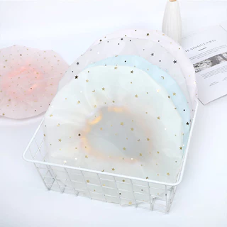 พร้อมส่ง👏หมวกอาบน้ำกันน้ำสองชั้น 🎇หมวกอาบน้ำพลาสติก กันน้ำ