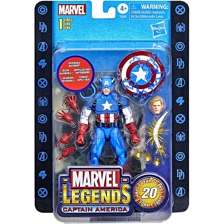 Hasbro Marvel Legends Series 1st Captain America 20th Anniversary 6-Inch Action Figure