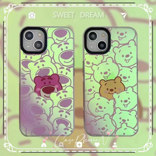 🔥สไตล์ใหม่🔥เคสไอโฟน iphone 11 14 Pro Max น่ารัก เลเซอร์ รุ่นคู่ ไฮโซ ปกป้องเต็มที่ iphone 12 13 Pro Case for iPhone