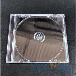 กล่องใส่แผ่นCDและDVDสีใส (แบบตกแตก) SET 5/10แผ่น รุ่นหนา 1 CM