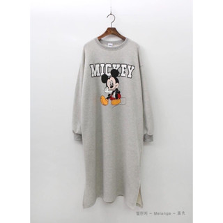พร้อมส่ง เดรสยาว Mickey  ผ้าหนามาก อุ่นมากกก