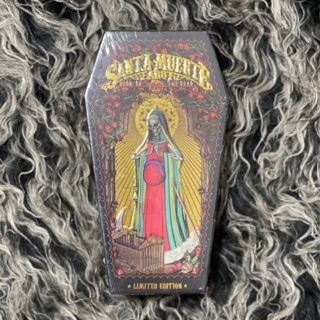 Tarot_raredecks- Santa Muerte Taot Limited Edition (Coffin Box)-Fabio Listrani, Scarabeo 2018, HTF-ไพ่หายาก/แท้/ใหม่